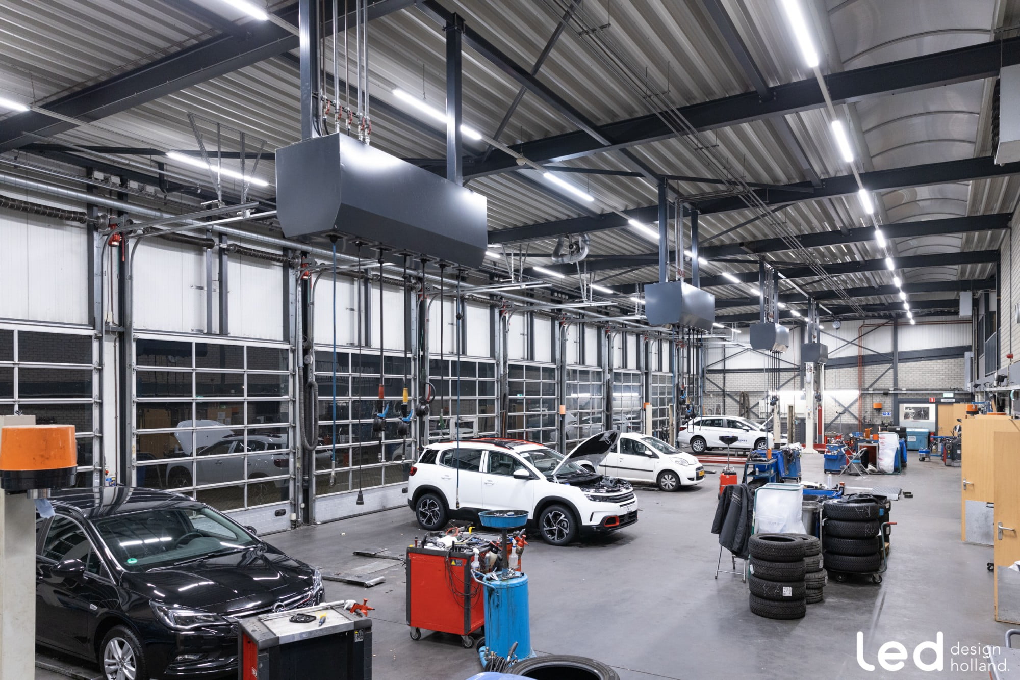 LED verlichting werkplaats